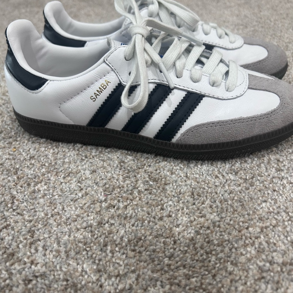 adidas Samba OG black and white. Size 4.5 men’s (women 6)